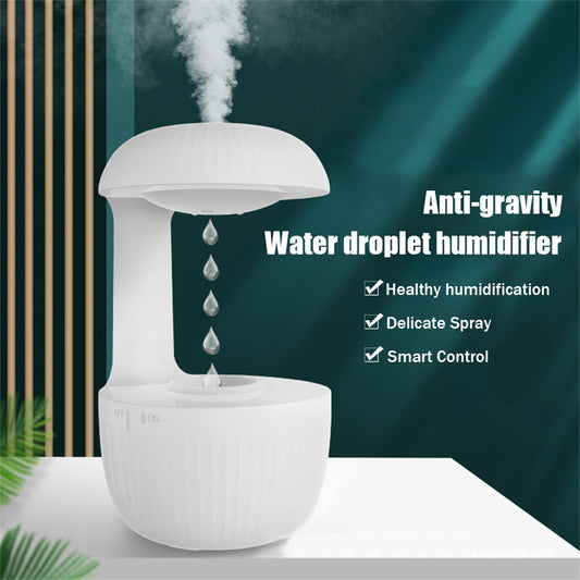 Anti-gravity Air Humidifier Mute Countercurrent Humidifier Levitating Water Drops Cool Mist Maker Fogger Relieve Fatigue - Gadget Galaxy
